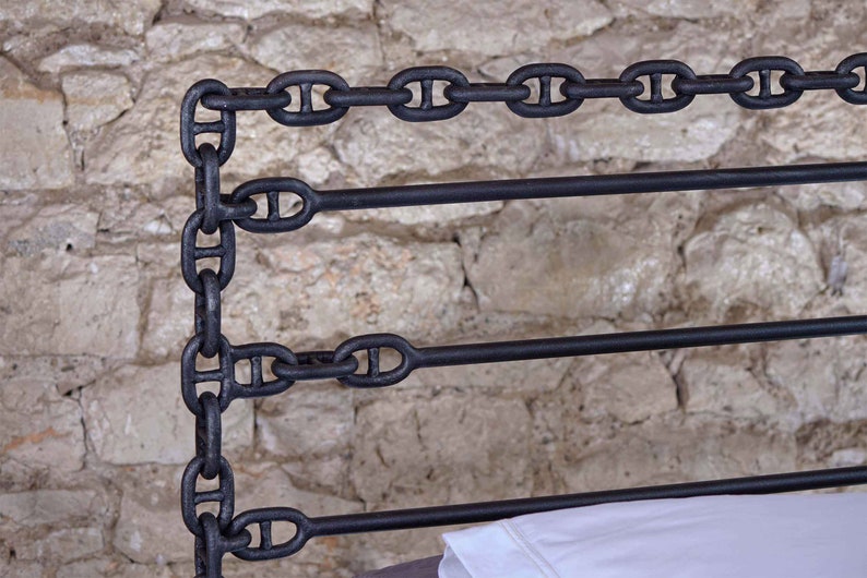 Decorative Cast Industrial ATHINA Wrought Iron Bed | ELEVATE Your Bed With Contemporary Style | Creativity Combined In An Amazing Bed