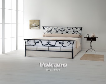 Art Deco Iron Bed 160x200 | OASIS Handmade European Platform Frame