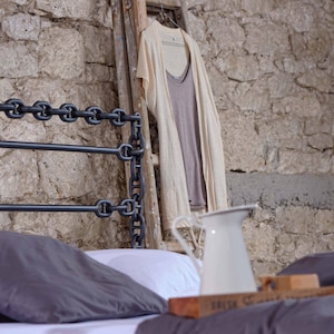 Decorative Cast Industrial ATHINA Wrought Iron Bed | ELEVATE Your Bed With Contemporary Style | Creativity Combined In An Amazing Bed