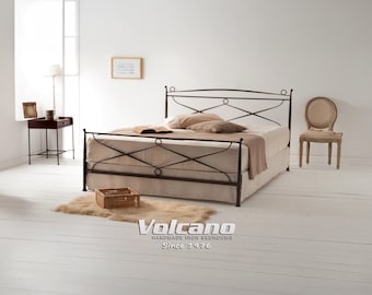 Metal Bed Frame 140x200 160x200 SOFIA | Handmade Iron Bed | Contemporary High-End Design | Lifetime Guarantee