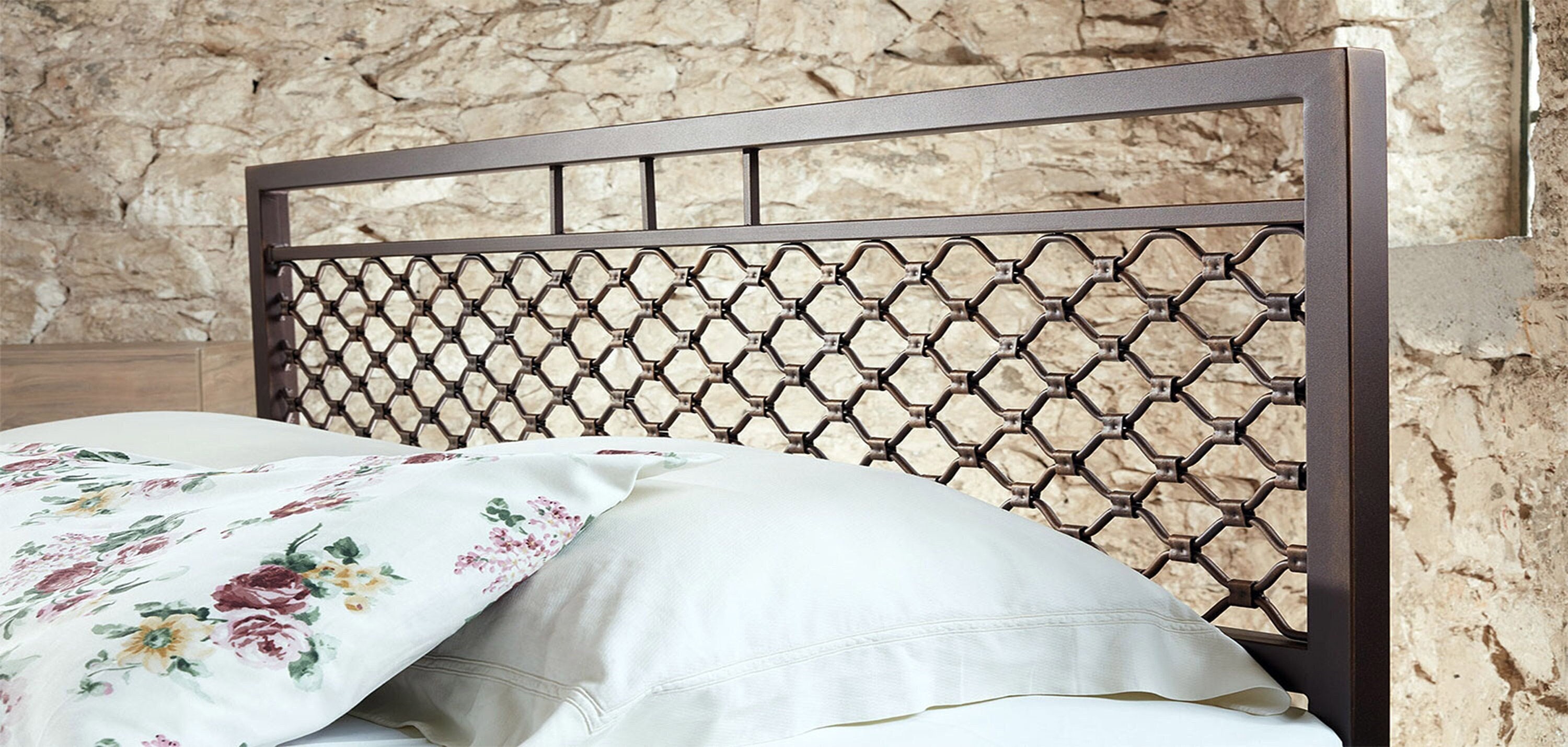 Decorative Cast Industrial EKAVI Wrought Iron HEADBOARD Elevate