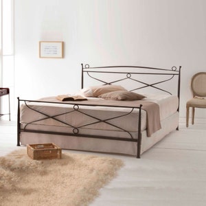 Experience Luxury With Handmade Iron Bed | Model SOFIA Contemporary High-End Design | Crafted To Add Elegance To Your Bedroom Decor