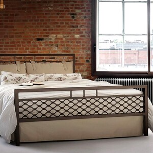 Metallbett 140x200 160x200 PANDORA | Industrial Schmiedeeisenbett | Loft Stil | Handgefertigt | Lebenslange Garantie Bild 5