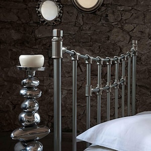 Unique Bed Industrial Style Made Of Iron Unique Model IRO | Handmade Metal Beds Frame | Iron Bed Of Blacksmith Style | Iron Double Bed Frame