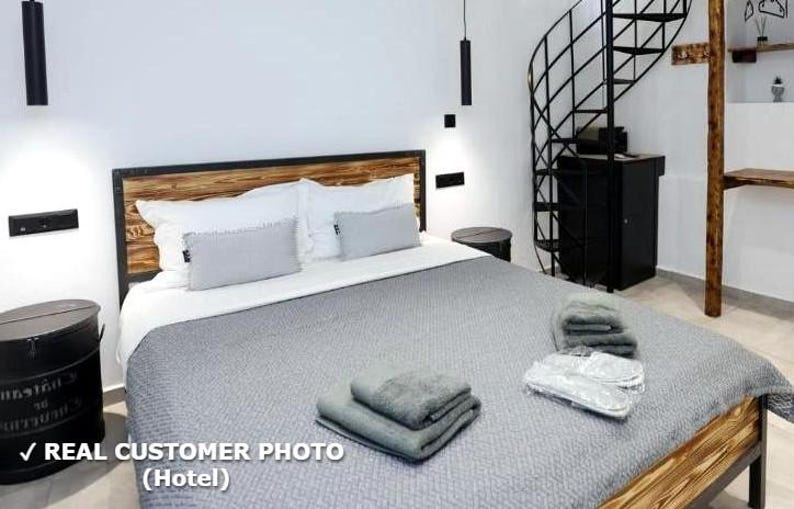 Industrial Metal and Wood Bed Frame 160x200 180x200 MIRTO | Wrought Iron & Solid Pine | Rustik image 11