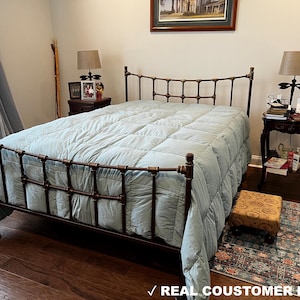 Industrial Metal Bed Frame 160x200 140x200 IRO | Wrought Iron Bed | Loft Style | Lifetime Guarantee image 12