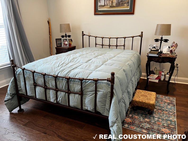 Industrial Metal Bed Frame 160x200 140x200 IRO | Wrought Iron Bed | Loft Style | Lifetime Guarantee image 12