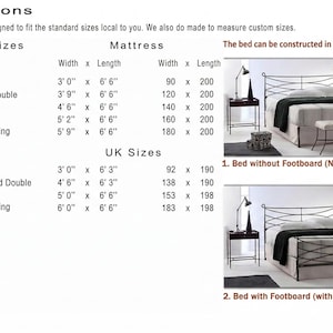 Industrial Metal Bed Frame 160x200 140x200 IRO | Wrought Iron Bed | Loft Style | Lifetime Guarantee image 14