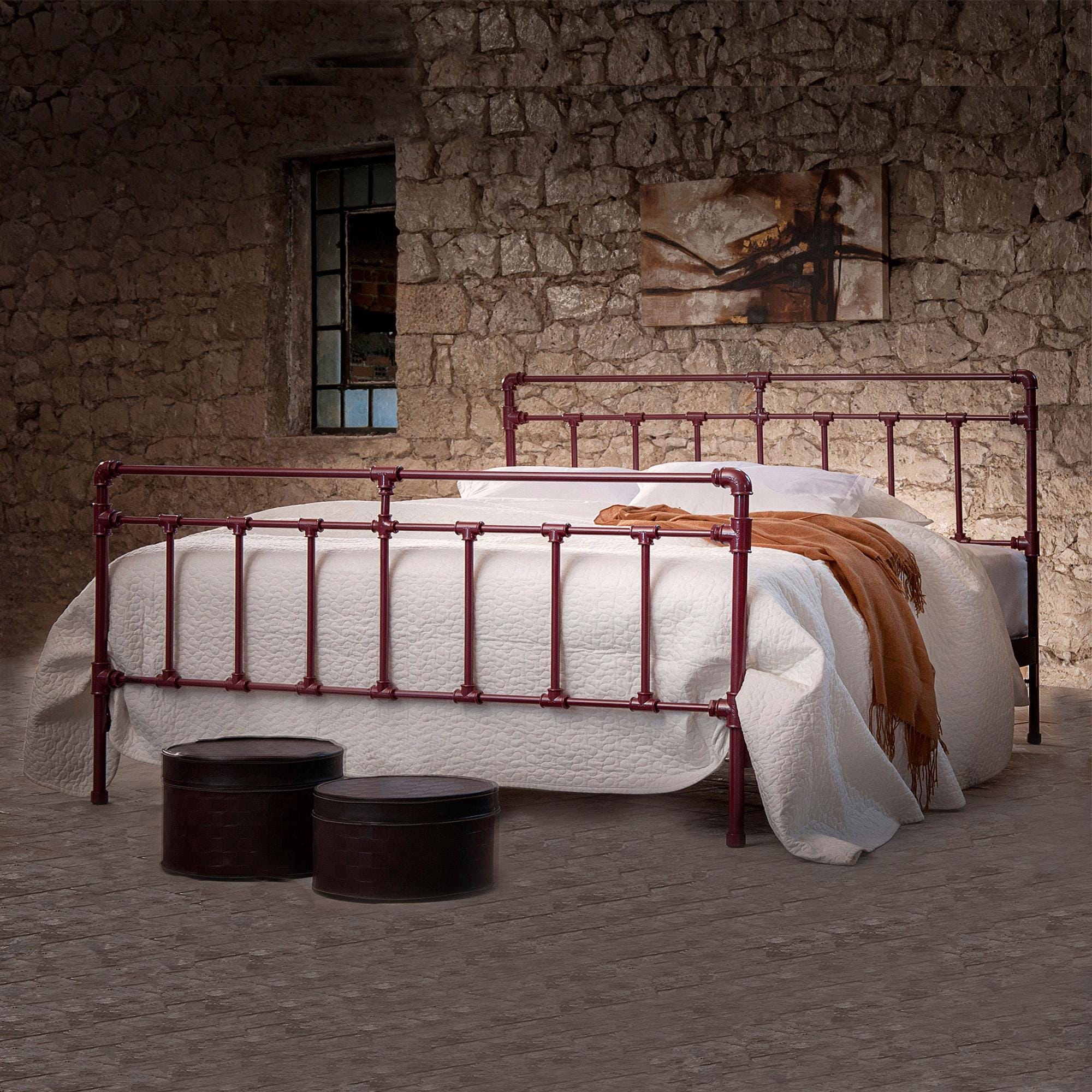Antique Iron Industrial Style Elemental Dreams Bed IRIS industrial king platform bed Custom Made Luxury Bed Frame Bedroom Decor Etsy