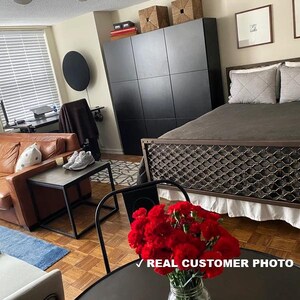 Industrial Metal Bed Frame 160x200 180x200 DIMITRA Diamond Design Handmade Loft Design image 14