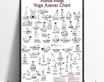 Ananda Marga Yoga Asanas Chart