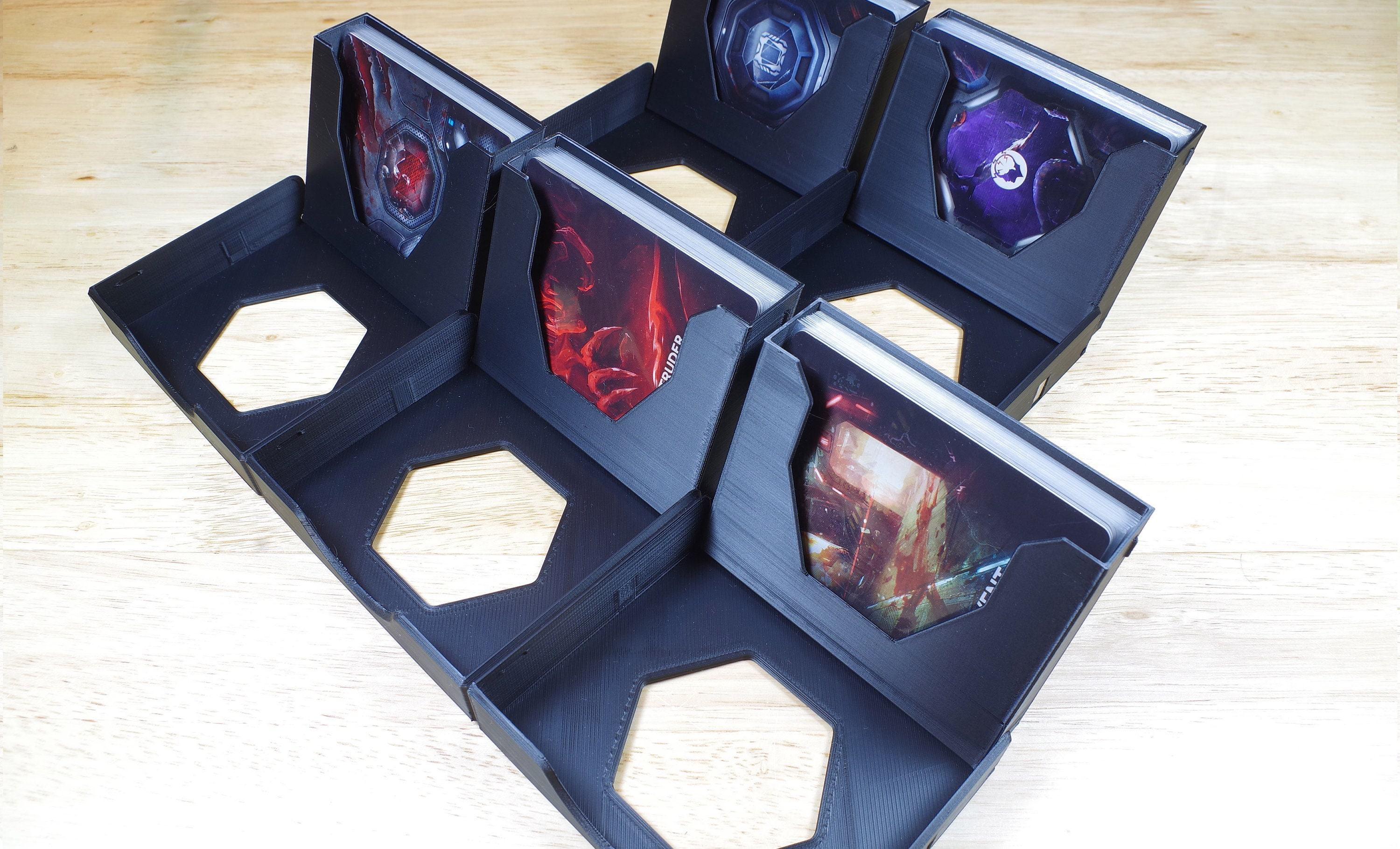 XLOV DAILYDUCK トレカ コンプリートセット(在庫ラスト) 3D Printed Draw and Discard Deck Holder With Magnet - Nemesis