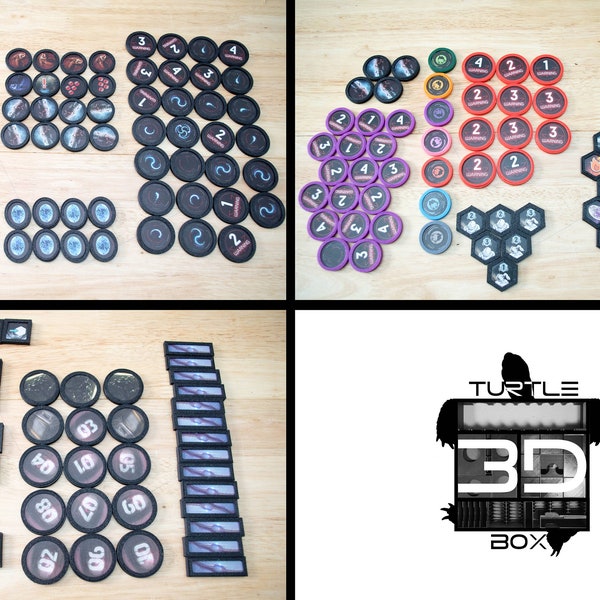 Shield Token 3d Print Etsy