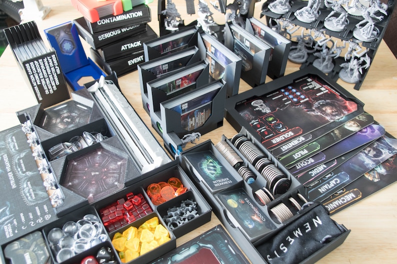 Nemesis Board Game 3D Printed Insert Etsy