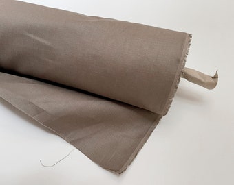 Brown Linen Fabric - Heavy Weight, Upholstery Linen Fabric, Home Decor Flax Linen, Canvas Linen, Brown Upholstery Fabric