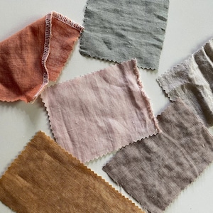 Linen Fabric Samples, Fabric Swatches