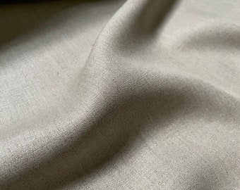 Deadstock Linen Fabric - Natural Undyed - weight 6.6oz/yd2 (225 GSM) - width 57" (147 cm) - All Purpose Flax Linen Fabric