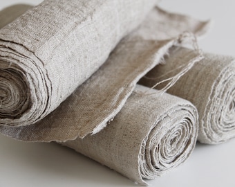 Handwoven Organic Hemp Fabric - Natural Fiber, Hmong Textile