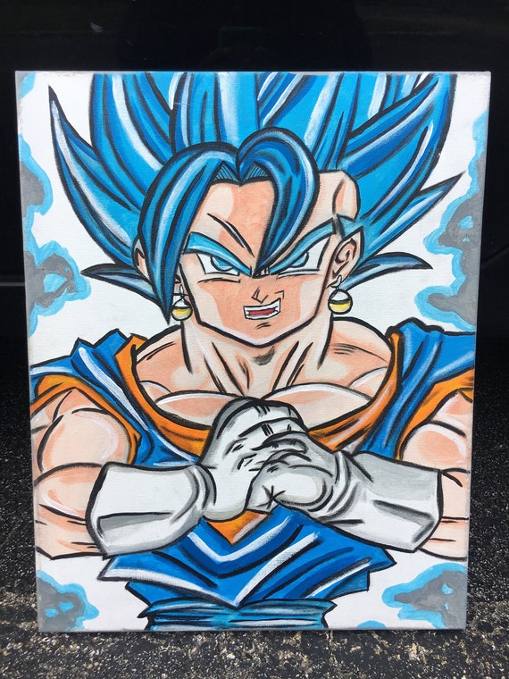 Goku super sayajin blue 2  Dragon ball z, Dragon ball painting, Dragon ball