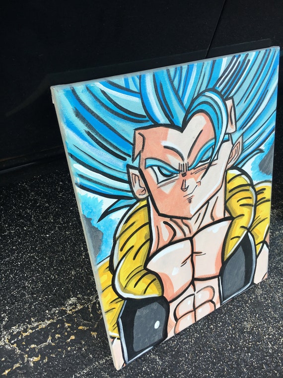 gogeta ssj blue  Dragon ball painting, Dragon ball super, Dragon ball