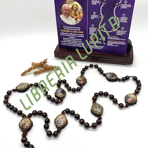 Terço de Madeira de São José {PRESENTE GRATUITO C/COMPRA}/Coronilla a San Jose de Madera{Regalo Gratis C/Compra}