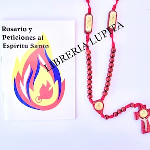 SET van Rosario Al Espiritu Santo & Librito~5 Misterios