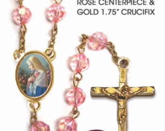 NEW!!! Mystical Rose Rosary / NUEVO!!! Rosario Rosa Mistica - Etsy