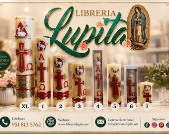 Paschal Candles/ Cirios Pascuales.