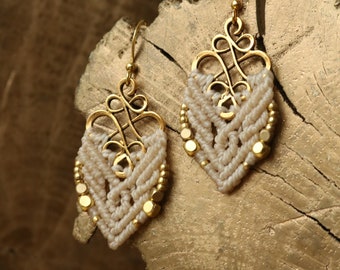 LEVANA | Macrame Earrings | Boho | Festival Jewelry | Handmade |