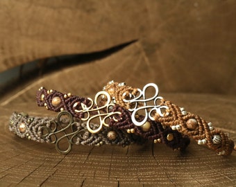 MINI VENUS | MACRAMÉ Bracelet Anklet Christmas Gift Birthday Gift Natural Stone Bead Healing Stone Beads Healing Stone