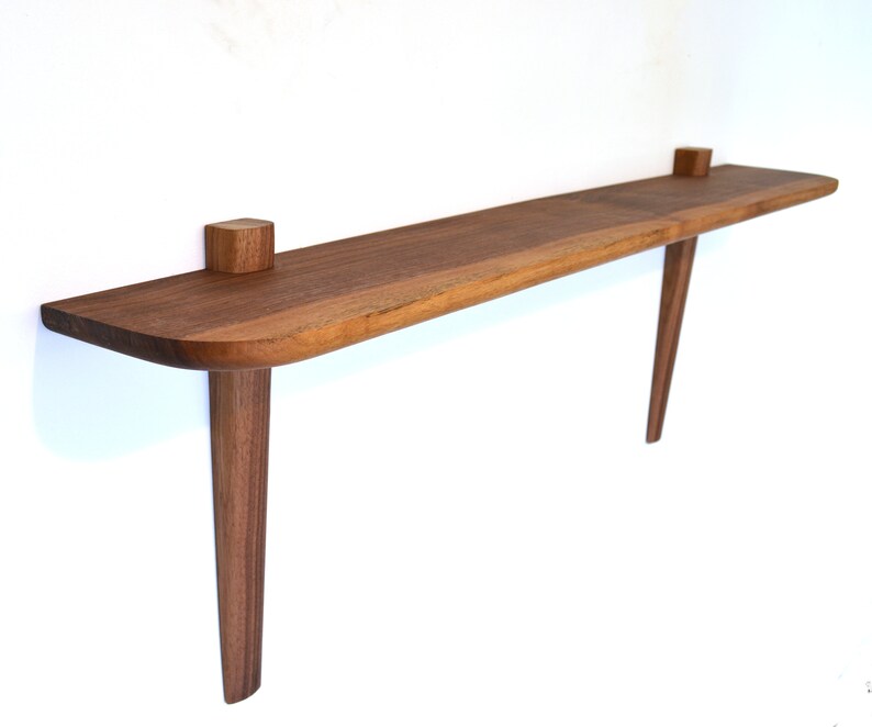 Solid Wood Floating Console Shelf/entrance Console/entryway Etsy