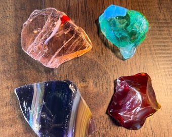 New - Very Rare Gem 4 Piece Set Monatomic Andara Crystal 59.4 g.