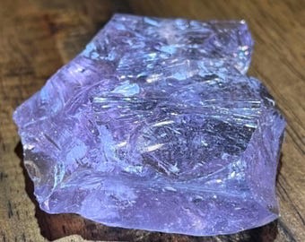 Very Rare Gem Angel Aura Ascendant Lilac Sea Foam Monatomic Andara Crystal 106.1 g.