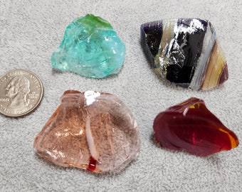 New - Very Rare Gem 4 Piece Set Monatomic Andara Crystal 59.4 g.