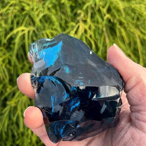Cristal Andara monoatómico de alejandrita azul "corazón", gema extremadamente rara, 292,3 g. imagen 1