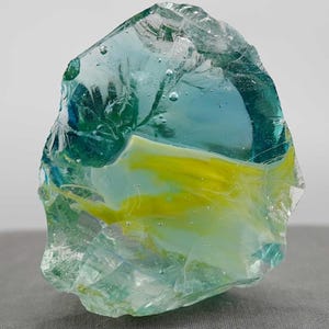 New - Very Rare Gem Multi Rainbow “Heart” Monatomic Andara Crystal 354.1 g.
