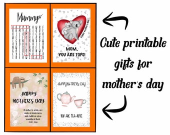 Regalo per mamma, stampabile, festa della mamma, regalo per marito, download digitale, adesivi digitali, stampa migliore amico