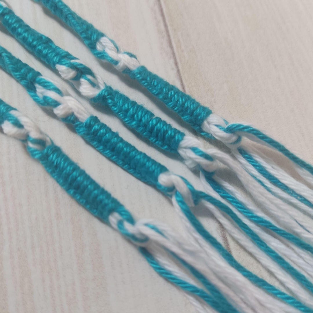 Tzitzit Katan Set of 4 for Tallit Kosher Tekhelet Tassel Strings High ...
