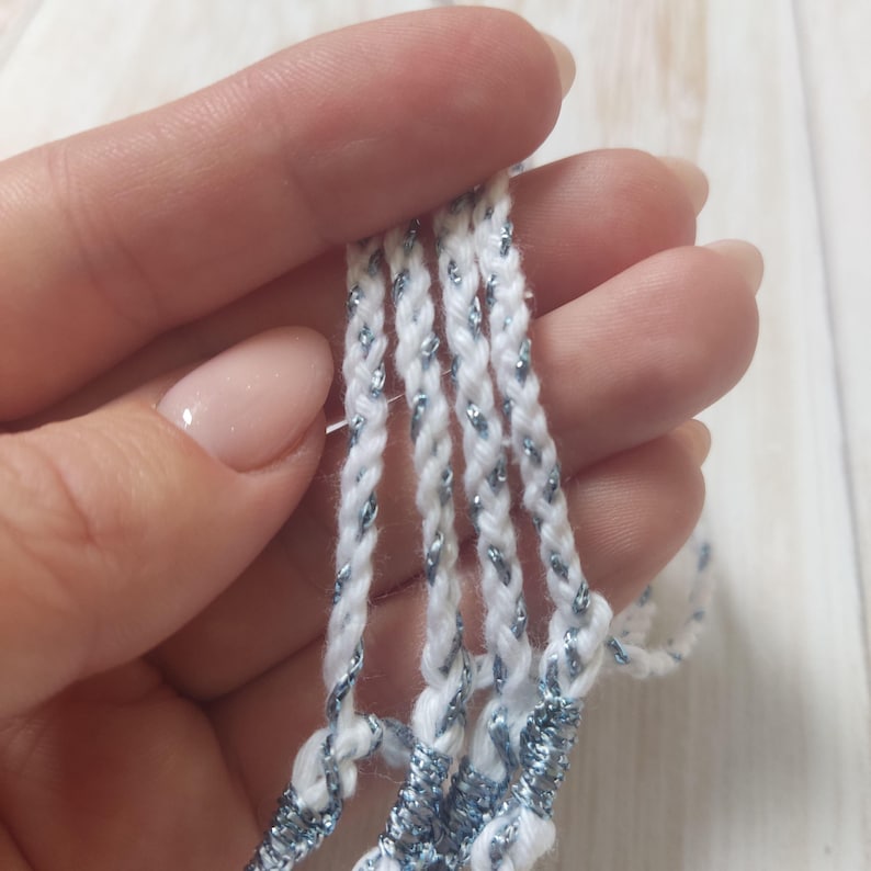 Tzitzit Katan Set of 4 Kosher Tekhelet Tassel Strings High Holidays ...