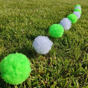 Tulle pompom for golf party decoration PAR-TEE mini golf party centerpiece sticks Summer decor