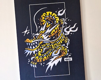 Tiger dragon | Fine Art print