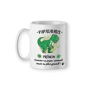 Papasaurus Dinosaur T-Rex Mug Personalized Cup Great Dad Gift Father's Day Christmas