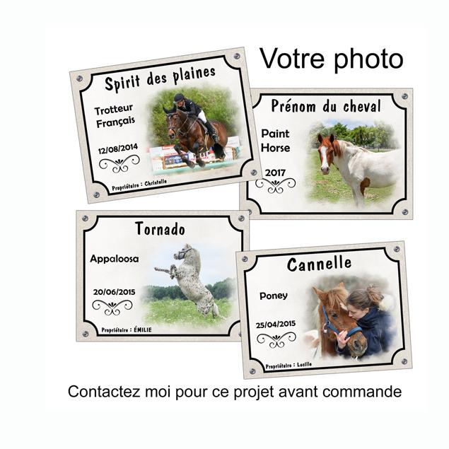 Plaque Mamie Plaque D'écurie Personnalisée En Acrylique - Nom Du Cheval