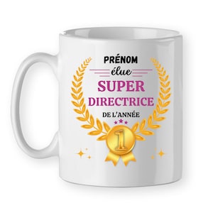 Mug super director of the year personalized mug end of year gift school or other jobs
