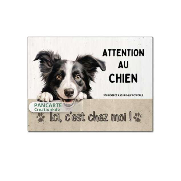 Plaque Humour Cane Corso Prisonnier - Panneau Métal 15x20cm Personnalisable Chien