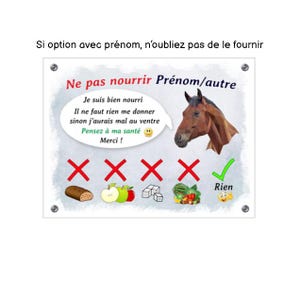 Panneau Ne pas toucher ni nourrir pour des raisons de santé Plaque Panneau Ne pas toucher ni nourrir pour des raisons de santé Plaque