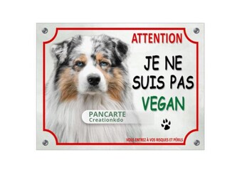 Panneau Humour Chien Cane Corso – 'À Ce Jour Compte Ses Succès' – Plaque Monte La Garde Aluminium 15x20 Cm, Anti-Rouille