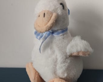 Vintage white goose plush toy