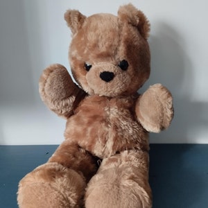 vintage large teddy bear brown -caramel teddy bear