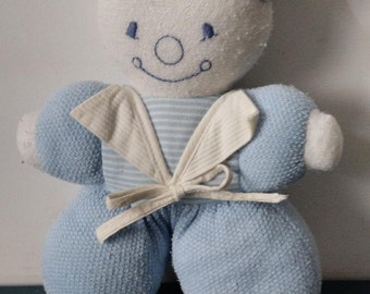 comforter doll sailor blue and light white Corolle vintage